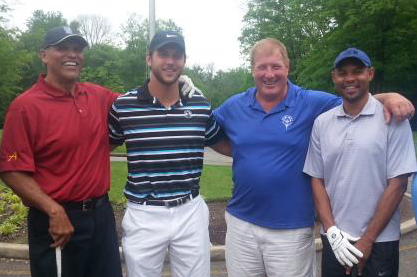 Anthony Muñoz (far left) at the 2014 CYC United "FORE" Youth Golf Classic